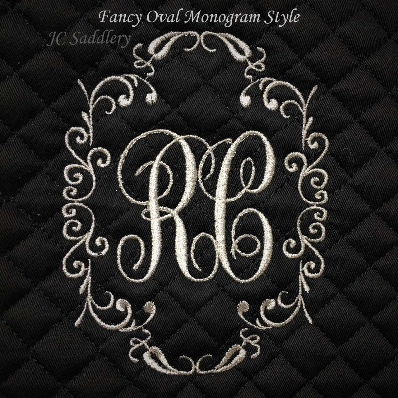 Custom Embroidery Added to Saddle Pad JC Saddlery Online Store